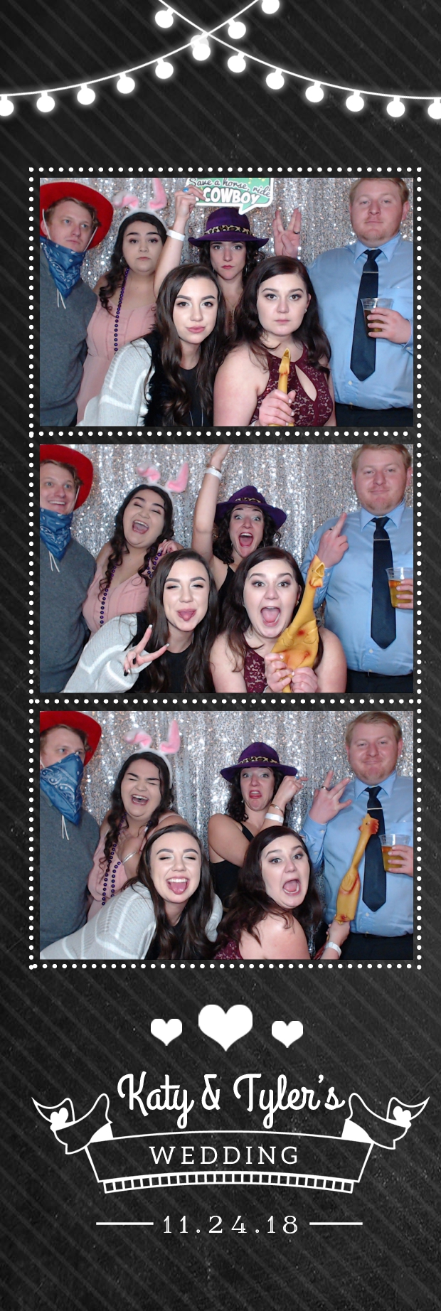 Katy and Tyler's wedding  | View more photos from the event at gallery.photoboothbillings.com/u/PhotoBoothBillings/Katy-and-Tylers-wedding